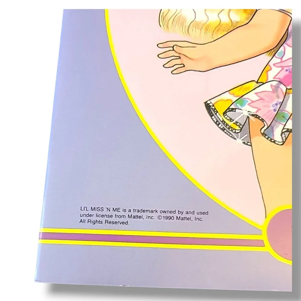 Lil Miss 'n Me Paper Doll‎ Golden 1992 Uncut Precut Fashions Vintage